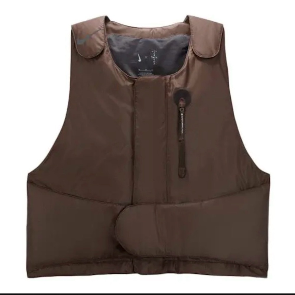 Travis Scott CACT.US CORP x Nike NRG BH Brown Vest Size XXL Like New EUC